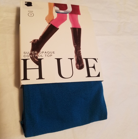HUE Stockings Snake Skin Ribbed 5 pairs sz. 3 M/L - Picture 5 of 16